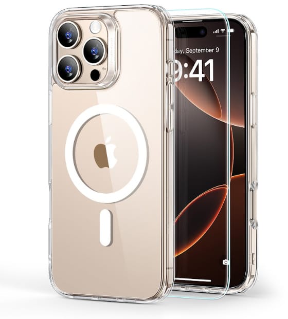 ESR-1A79701-4894240243541 ESR Classic Hybrid Case MagSafe 1A79701 +Glass iPhone 16 Pro Max Cl. – Hochwertig & günstig bei ShopDeca