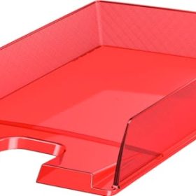 ESSELTE Briefkorb Europost A4 623601 rot transp.