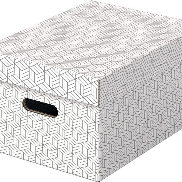ESSELTE Aufbewahrungsboxen Home M 628282 365x265x205mm, weiss 3 Stk