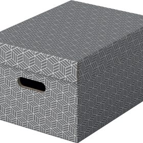ESSELTE Aufbewahrungsboxen Home M 628283 365x265x205mm, grau 3 Stk