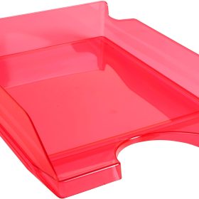 EXACOMPTA Briefkorb Ecotray A4+ 12354D himbeer-transp.