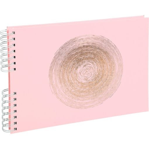 EXACOMPTA Spiralalbum Ellipse 32x22cm 16166E rosa 50 Seiten