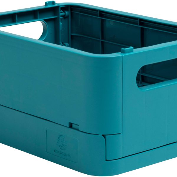 EXACOMPTA Klappbox Skandi A6+ 27034D Mini pazifikblau 185x35x135mm