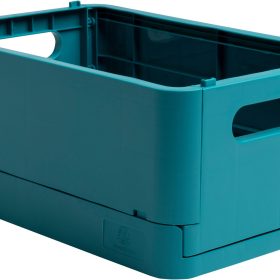 EXACOMPTA Klappbox Skandi A5+ 27134D Midi pazifikblau 275x40x190mm