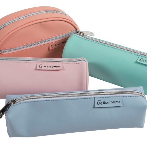 EXACOMPTA Schlamperetui Aquarel ass. 52560E Polyurethane (PU) 22x8x8cm