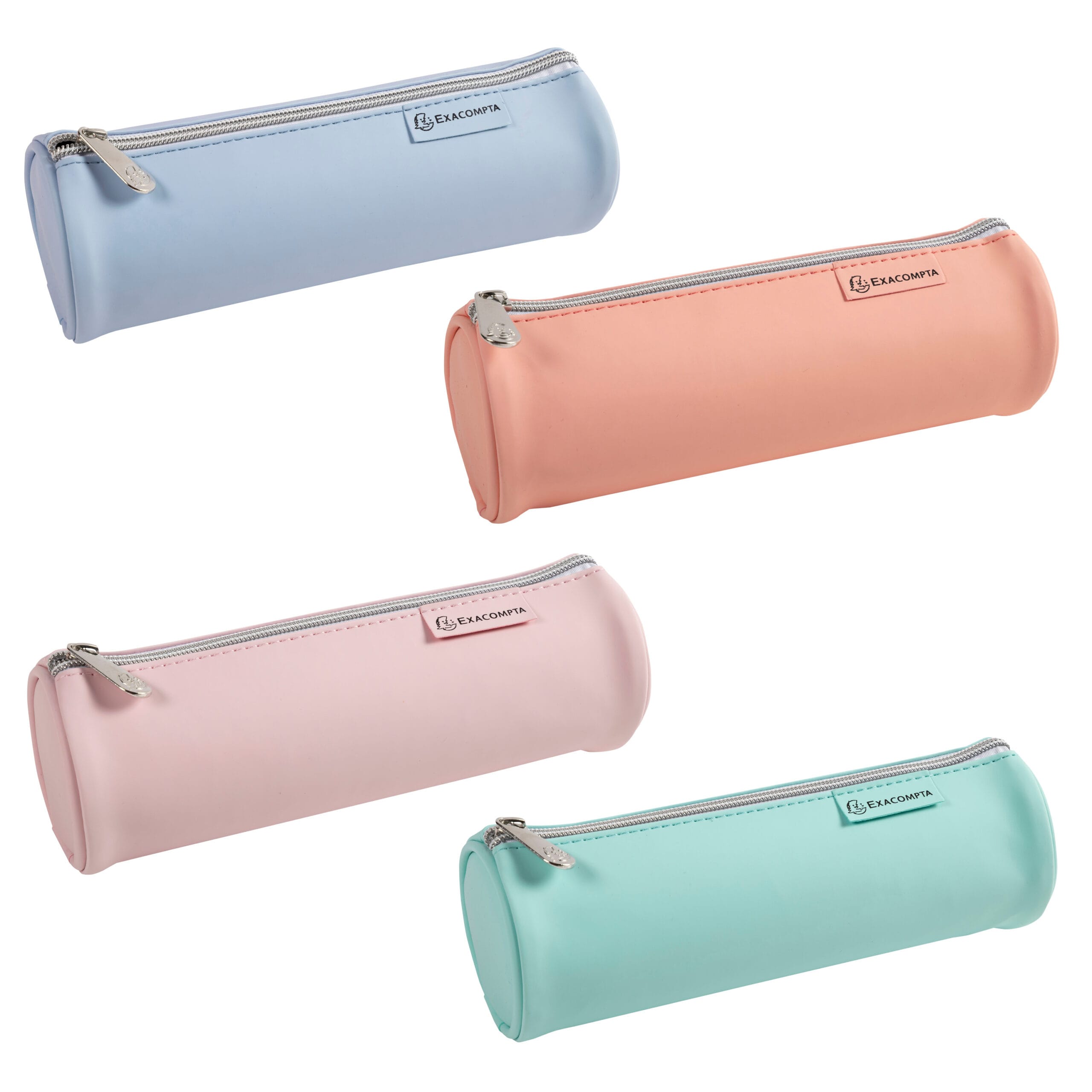 EXACOMPTA-52570E-3130630525707 EXACOMPTA Schlamperetui Aquarel rund 52570E ass. 22.5x7.5cm – Hochwertig & günstig bei ShopDeca