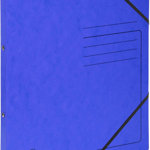 EXACOMPTA Ringhefter 2.0cm 542552E blau, Gummiband, 2-Ring A4