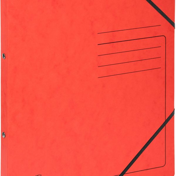 EXACOMPTA Ringhefter 2.0cm 542555E rot, Gummiband, 2-Ring A4