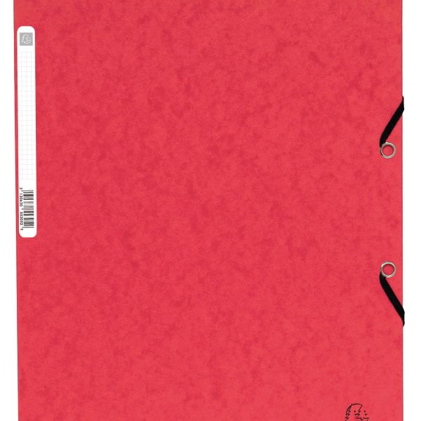 EXACOMPTA Gummibandmappe A4+ 55305E rot manila