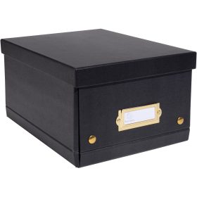 EXACOMPTA Aufbewahrungsbox Neo Deco A5+ 62251E schwarz 20x26x15cm