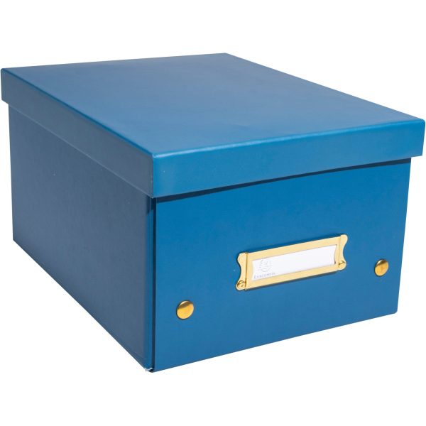 EXACOMPTA Aufbewahrungsbox Neo Deco A5+ 62252E blau 20x26x15cm