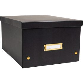 EXACOMPTA Aufbewahrungsbox Neo Deco A4+ 62351E schwarz 27x36x19cm