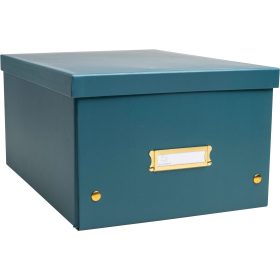 EXACOMPTA Aufbewahrungsbox Neo Deco A4+ 62353E entenblau 27x36x19cm