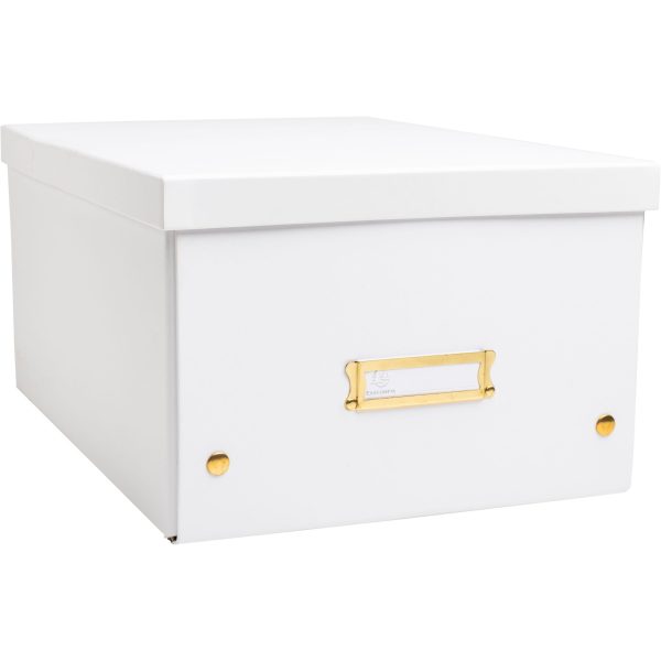 EXACOMPTA Aufbewahrungsbox Neo Deco A4+ 62358E weiss 27x36x19cm