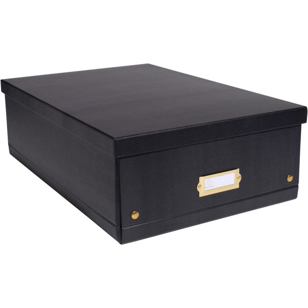 EXACOMPTA Aufbewahrungsbox Neo Deco A3+ 62451E schwarz 33x50x16cm