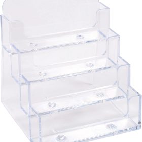 EXACOMPTA Visitenkartenhalter 71158D transparent 102x109x107mm
