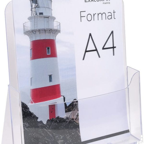 EXACOMPTA Prospekthalter A4 74058D transparent 85x235x247mm