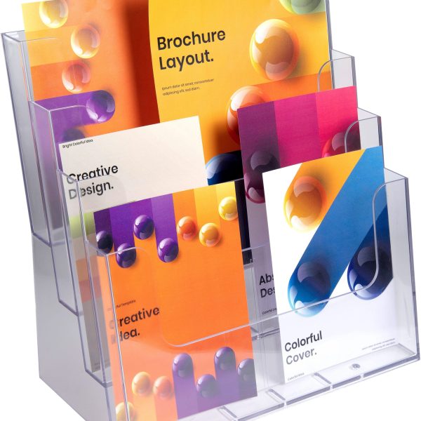 EXACOMPTA Prospekthalter Multi Format 74258D transparent