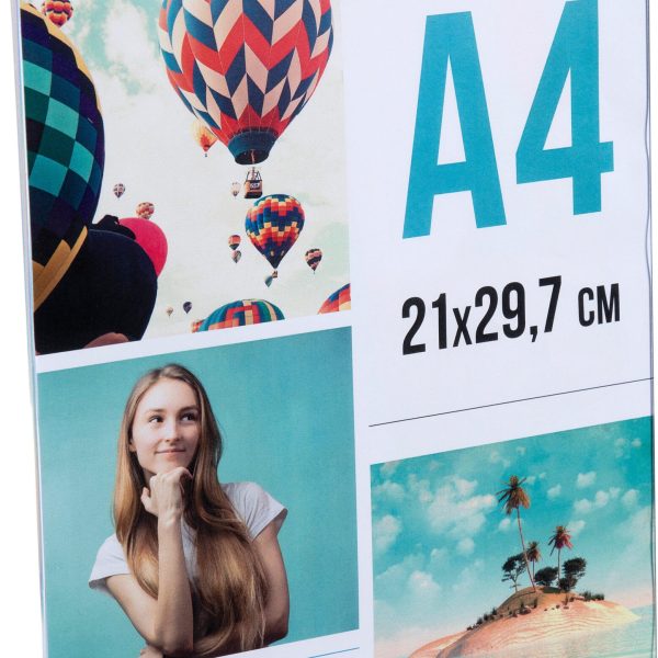 EXACOMPTA Tischaufsteller A4 84058D transparent hoch/quer