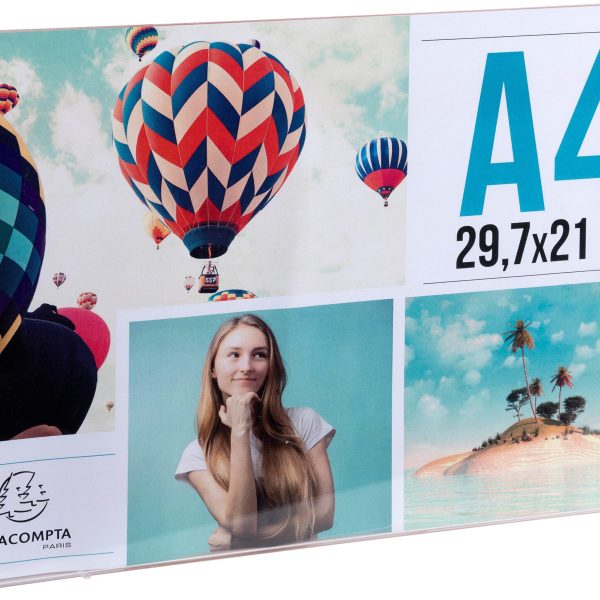 EXACOMPTA Wandsichttasche A4 84858QD transparent horizontal