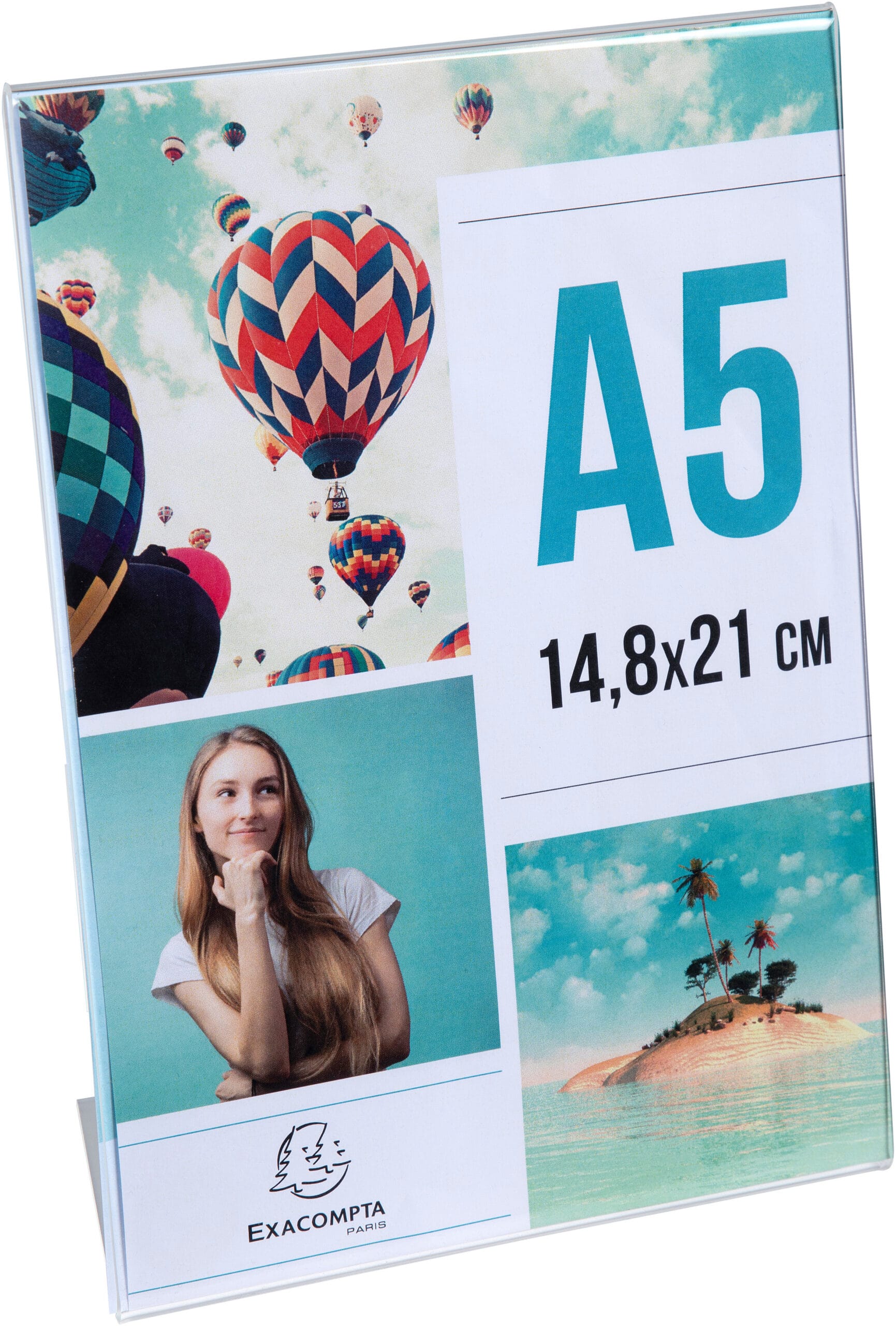 EXACOMPTA-85058D-9002493109254 EXACOMPTA Tischaufsteller A5 85058D transparent hoch/quer – Hochwertig & günstig bei ShopDeca