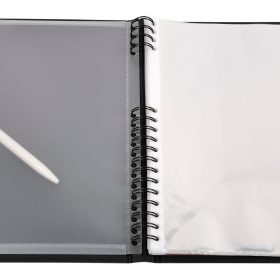 EXACOMPTA Sichtbuch Exaview A4 85434E schwarz 40 Taschen
