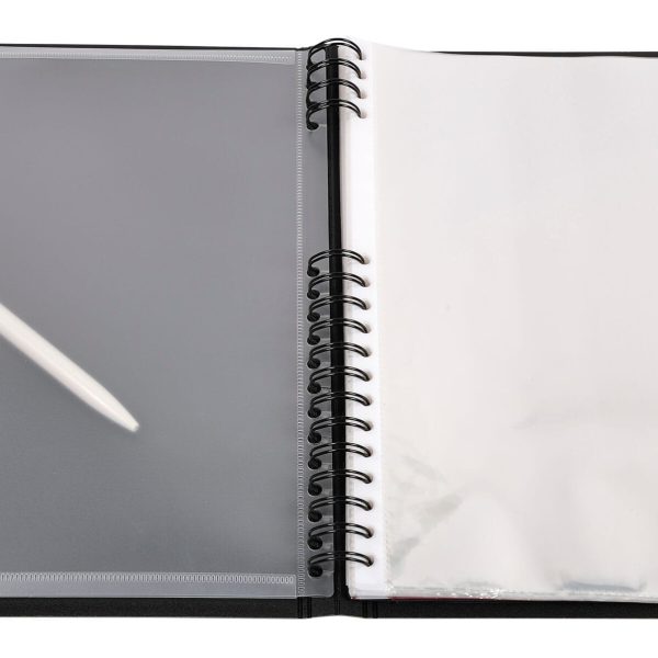 EXACOMPTA Sichtbuch Exaview A4 85434E schwarz 40 Taschen