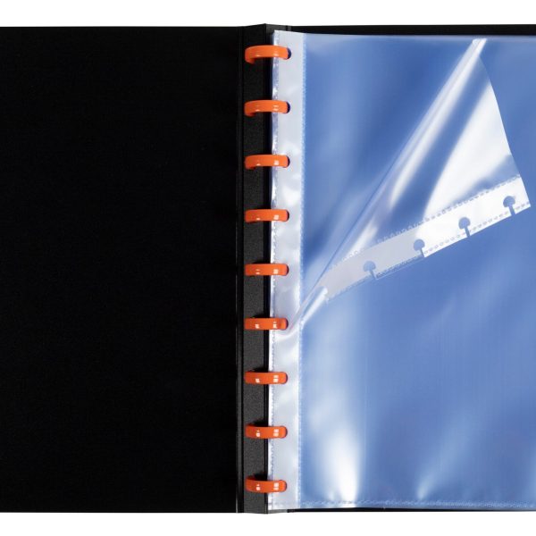 EXACOMPTA Sichtbuch Exaview A5 86034E schwarz 30 Taschen