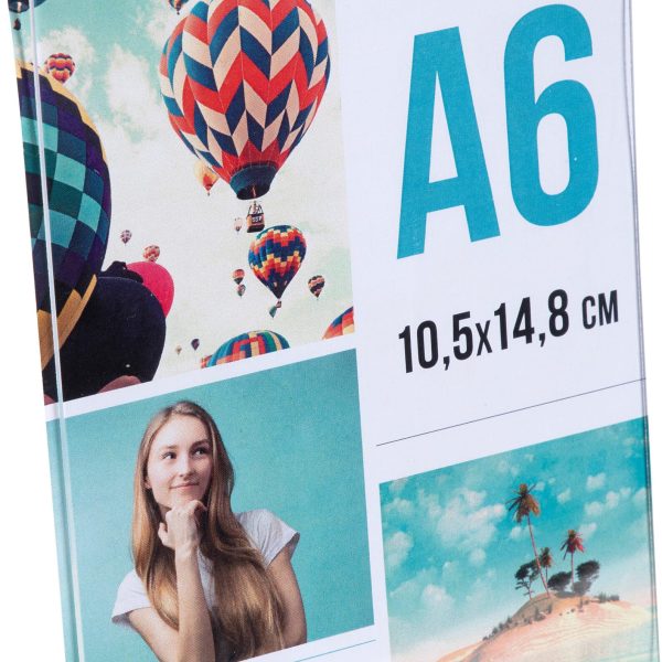 EXACOMPTA Tischaufsteller A6 86058D transparent hoch/quer