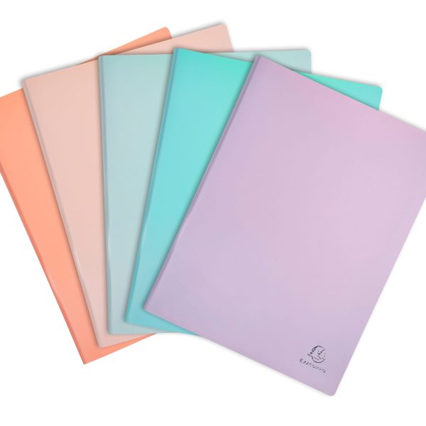 EXACOMPTA Sichtbuch Aquarel A4 88460E ass. 40 Taschen