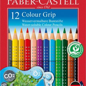 FABER-CASTELL Farbstifte Colour GRIP 112412 12 Farben