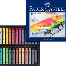 FABER-CASTELL Softpastellkreiden 128324 24er Kartonetui