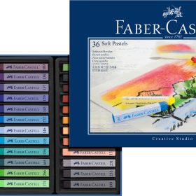 FABER-CASTELL Softpastellkreiden 128336 36er Kartonetui