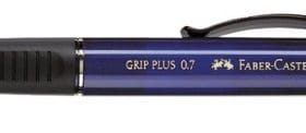 FABER-CASTELL Druckbleistift GRIP PLUS 0.7mm 130732 blau metallic, Radierer