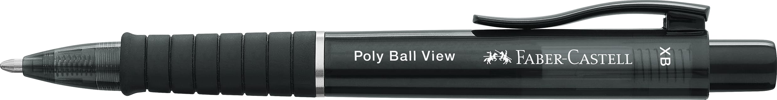 FABER-CASTELL-145755-6933256649782 FABER-CASTELL Kugelschreiber Poly Ball View 145755 Schwarz XB – Hochwertig & günstig bei ShopDeca