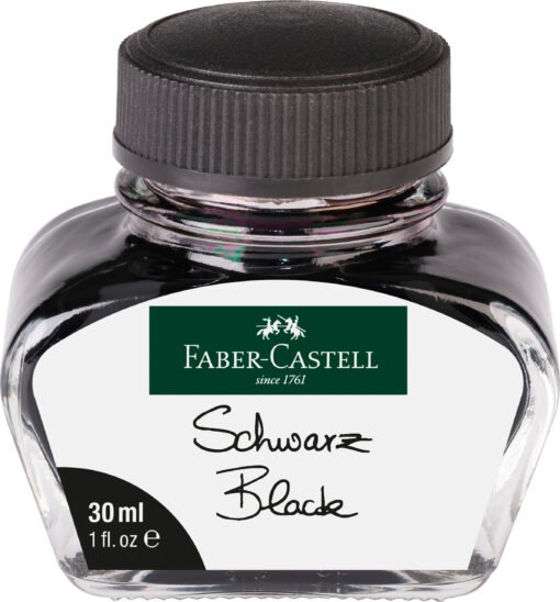 FABER-CASTELL Tintenglas 30ml 149854 schwarz