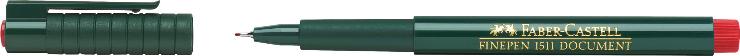 FABER-CASTELL-151121-4005401511212 FABER-CASTELL Faserschr. FINEPEN 1511 0.4mm 151121 rot – Hochwertig & günstig bei ShopDeca