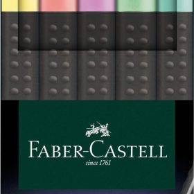 FABER-CASTELL Finepen Grip 0.4mm 151602 5 couleurs, Pastell