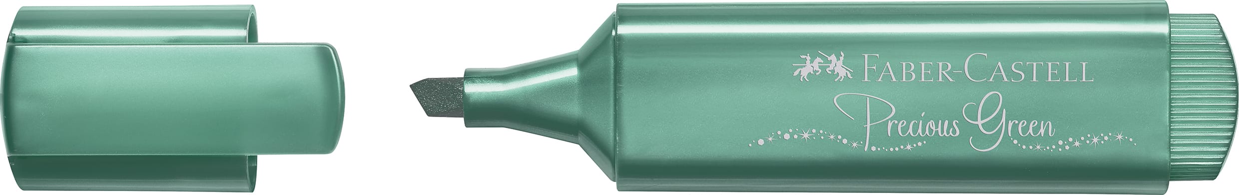 FABER-CASTELL-154639-4005401546399 FABER-CASTELL Marker 46 Metallic 1.2-5mm 154639 precious green – Hochwertig & günstig bei ShopDeca