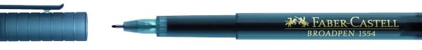 FABER-CASTELL Fineliner Broadpen 1554 0.8mm 155499 schwarz