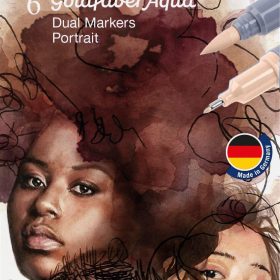 FABER-CASTELL Goldfaber Dual Marker 164523 Portrait, 6 couleurs
