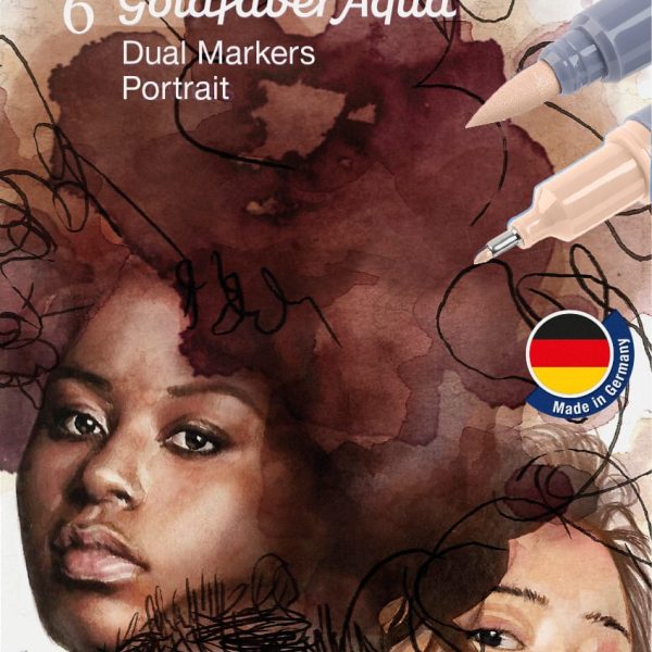 FABER-CASTELL Goldfaber Dual Marker 164523 Portrait, 6 couleurs