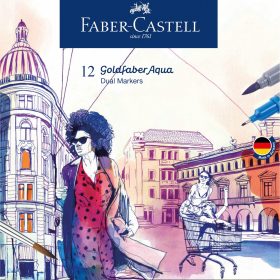 FABER-CASTELL Goldfaber Dual Marker 164612 12 couleurs, Etui