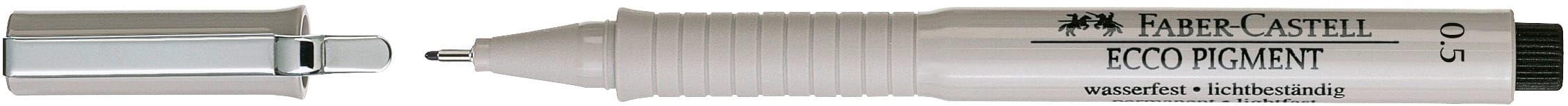 FABER-CASTELL-166799-4005401667995 FABER-CASTELL Tintenschreiber ECCO 0,5mm 166599 Pigment, schwarz – Hochwertig & günstig bei ShopDeca