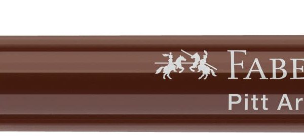 FABER-CASTELL Pitt Artist Pen Brush 2.5mm 167475 sepia dunkel
