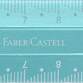 FABER-CASTELL Lineal 15cm 172015 Sparkle, bruchsicher
