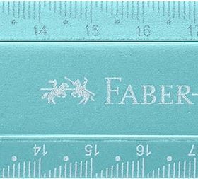 FABER-CASTELL Lineal 30cm 172030 Sparkle, bruchsicher