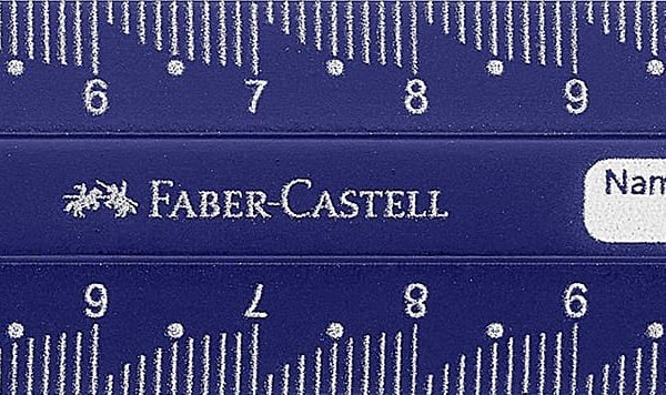 FABER-CASTELL Lineal 15cm 172115 Dots, bruchsicher