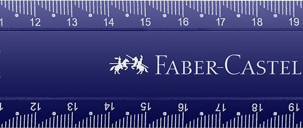 FABER-CASTELL Lineal 30cm 172130 Dots, bruchsicher