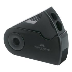 FABER-CASTELL Doppelspitzdose Sleeve 182700 schwarz 70x33x21mm